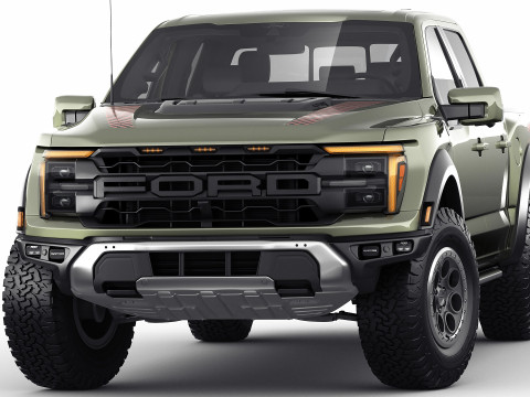Pick-up 2024 F-150 Raptor R 3D Model