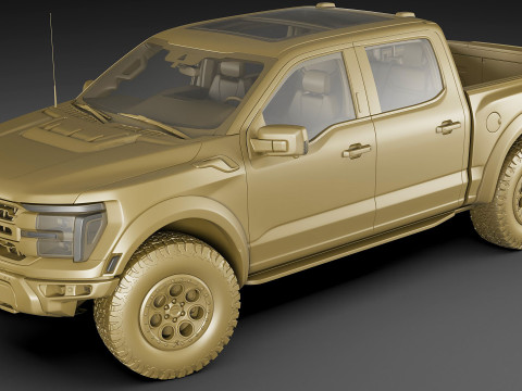 Pick-up 2024 F-150 Raptor R 3D Model
