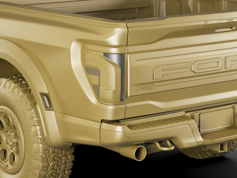 Pick-up 2024 F-150 Raptor R 3D Model