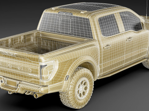 Pick-up 2024 F-150 Raptor R 3D Model