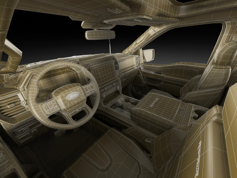 Pick-up 2024 F-150 Raptor R 3D Model