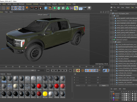 Pick-up 2024 F-150 Raptor R 3D Model