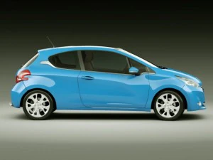peugeot 208 3door 3D Model