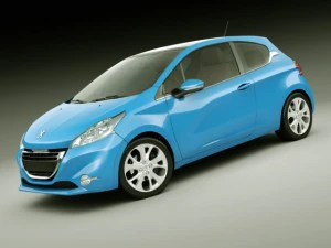 peugeot 208 3door 3D Model