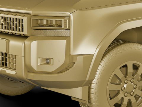 Toyota Land Cruiser 2025 Modello 3D