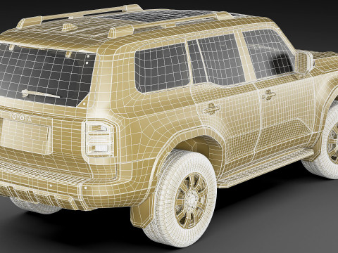 Toyota Land Cruiser 2025 Modello 3D