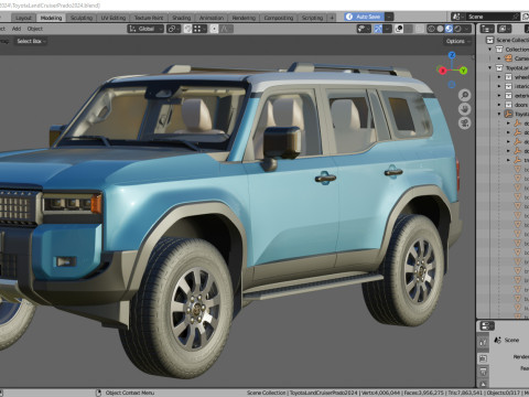 Toyota Land Cruiser 2025 Modello 3D