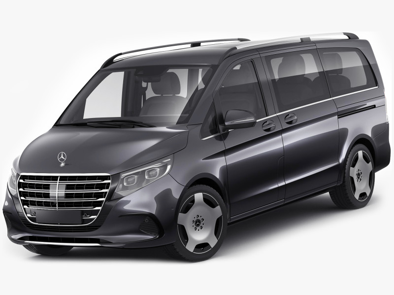 Mercedes Benz V-class 2024 exclusive line 3Dモデル .c4d .max .obj .3ds .fbx .stl .blend 