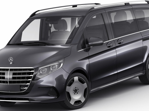 Mercedes Benz V-class 2024 exclusive line 3Dモデル