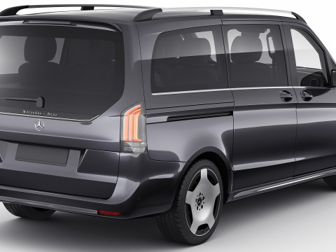 Mercedes Benz V-class 2024 exclusive line 3Dモデル