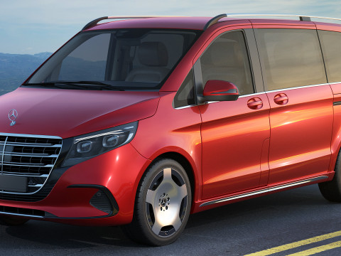 Mercedes Benz V-class 2024 exclusive line 3Dモデル
