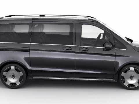 Mercedes Benz V-class 2024 exclusive line 3D Model