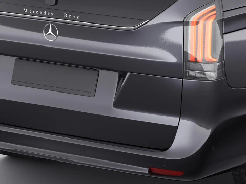 Mercedes Benz V-class 2024 exclusive line 3D Model