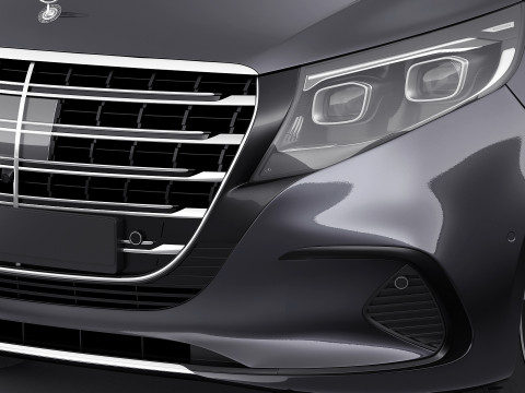 Mercedes Benz V-class 2024 exclusive line 3Dモデル