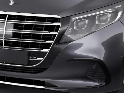Mercedes Benz V-class 2024 exclusive line 3D Model