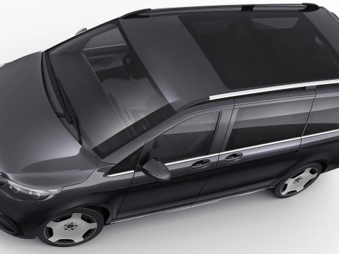 Mercedes Benz V-class 2024 exclusive line 3D Model