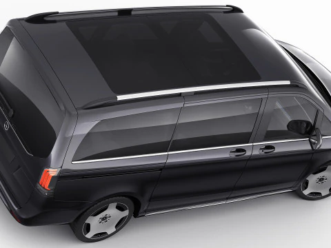Mercedes Benz V-class 2024 exclusive line 3D Model
