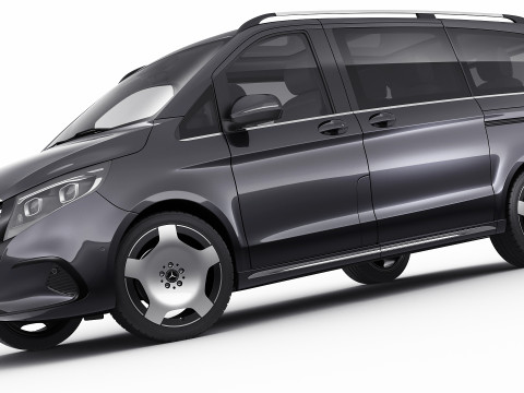 Mercedes Benz V-class 2024 exclusive line 3Dモデル