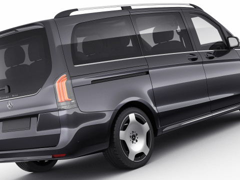Mercedes Benz V-class 2024 exclusive line 3Dモデル