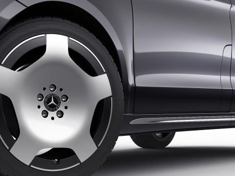 Mercedes Benz V-class 2024 exclusive line 3Dモデル