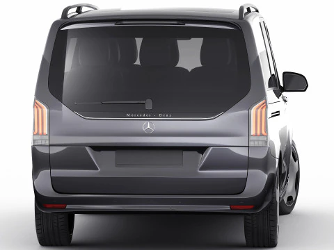Mercedes Benz V-class 2024 exclusive line 3D Model