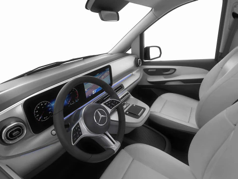 Mercedes Benz V-class 2024 exclusive line 3D Model