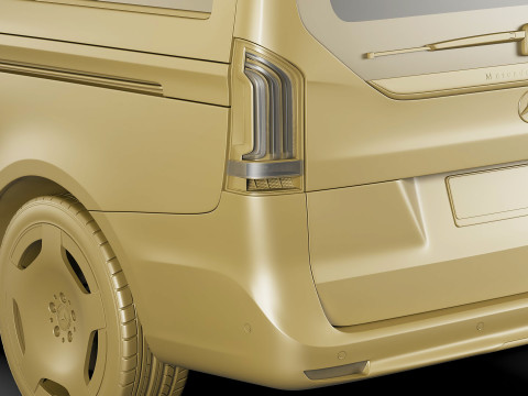 Mercedes Benz V-class 2024 exclusive line 3Dモデル