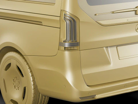 Mercedes Benz V-class 2024 exclusive line 3D Model