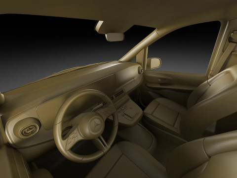Mercedes Benz V-class 2024 exclusive line 3Dモデル
