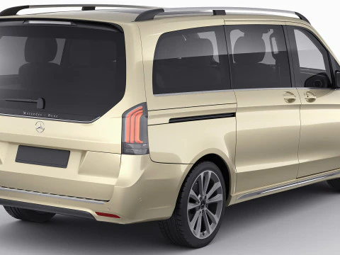 Mercedes-Benz EQV 2024 3D Model