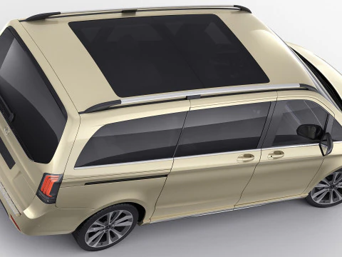 Mercedes-Benz EQV 2024 3D Model