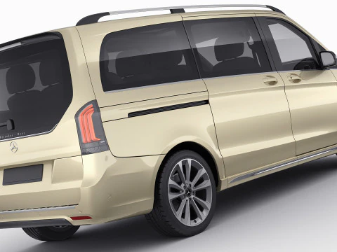 Mercedes-Benz EQV 2024 3D Model