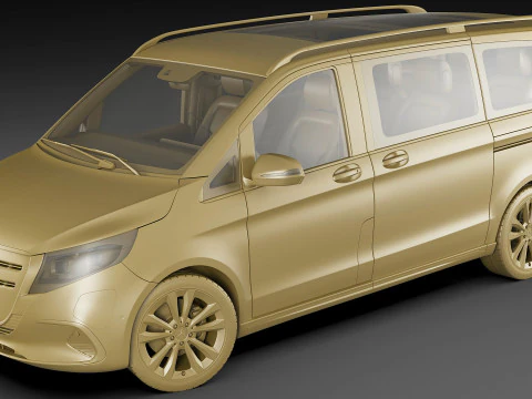Mercedes-Benz EQV 2024 3D Model