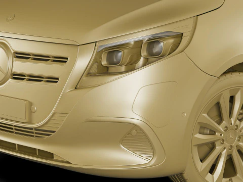 Mercedes-Benz EQV 2024 3D Model