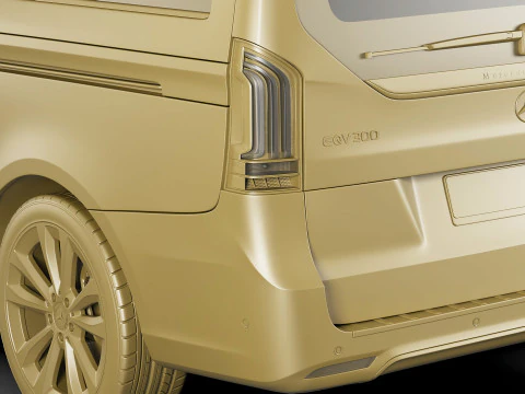 Mercedes-Benz EQV 2024 3D Model
