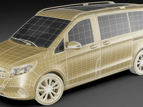 Mercedes-Benz EQV 2024 3D Model