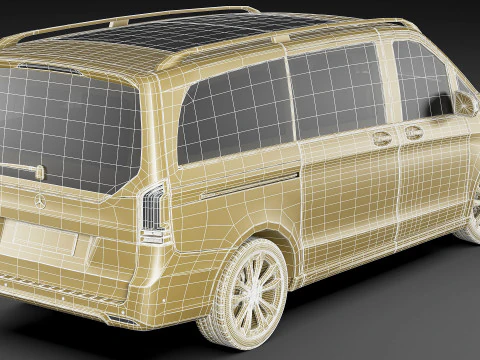Mercedes-Benz EQV 2024 3D Model