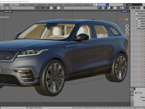 Land Rover Range Rover Velar 2024 3D Modell