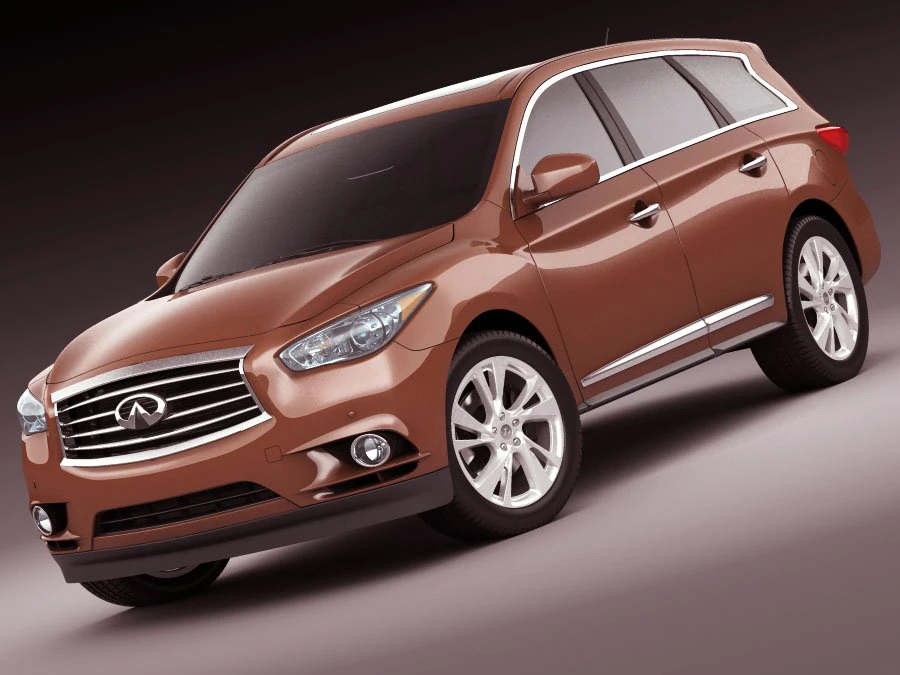 infiniti jx qx60 2013 3D Model .c4d .max .obj .3ds .fbx .stl .blend