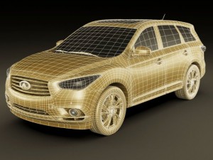 infiniti jx qx60 2013 Modelo 3D