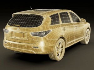 infiniti jx qx60 2013 Modelo 3D