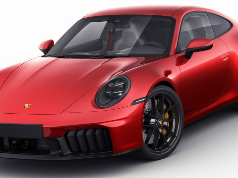 Porsche 911 Carrera GTS 2025 3D Модель