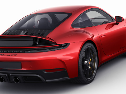 Porsche 911 Carrera GTS 2025 3D Модель