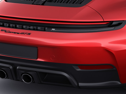 Porsche 911 Carrera GTS 2025 3D Модель