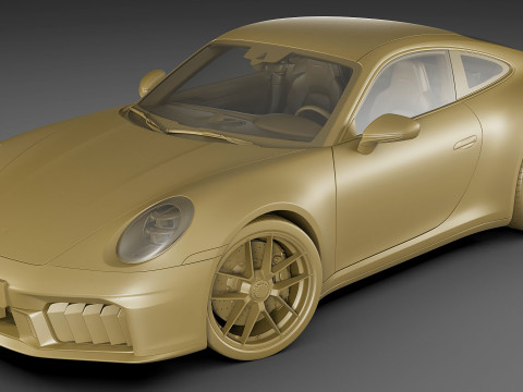 Porsche 911 Carrera GTS 2025 3D Модель