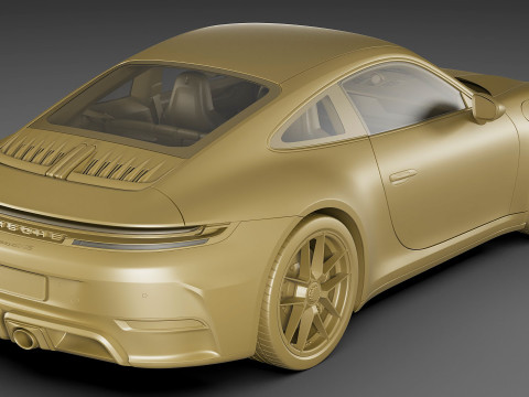 Porsche 911 Carrera GTS 2025 3D Модель