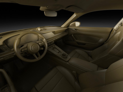 Porsche 911 Carrera GTS 2025 3D Модель
