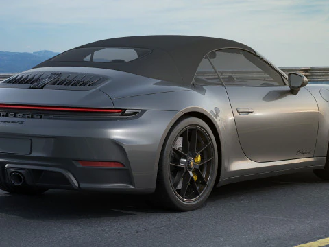 Porsche 911 Carrera GTS Cabriolet 2025 3D Model