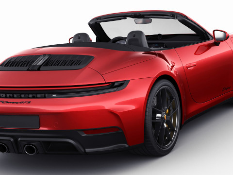 Porsche 911 Carrera GTS Cabriolet 2025 Modelo 3D