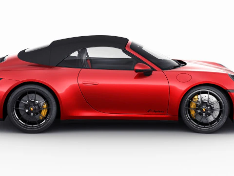 Porsche 911 Carrera GTS Cabriolet 2025 3D Model